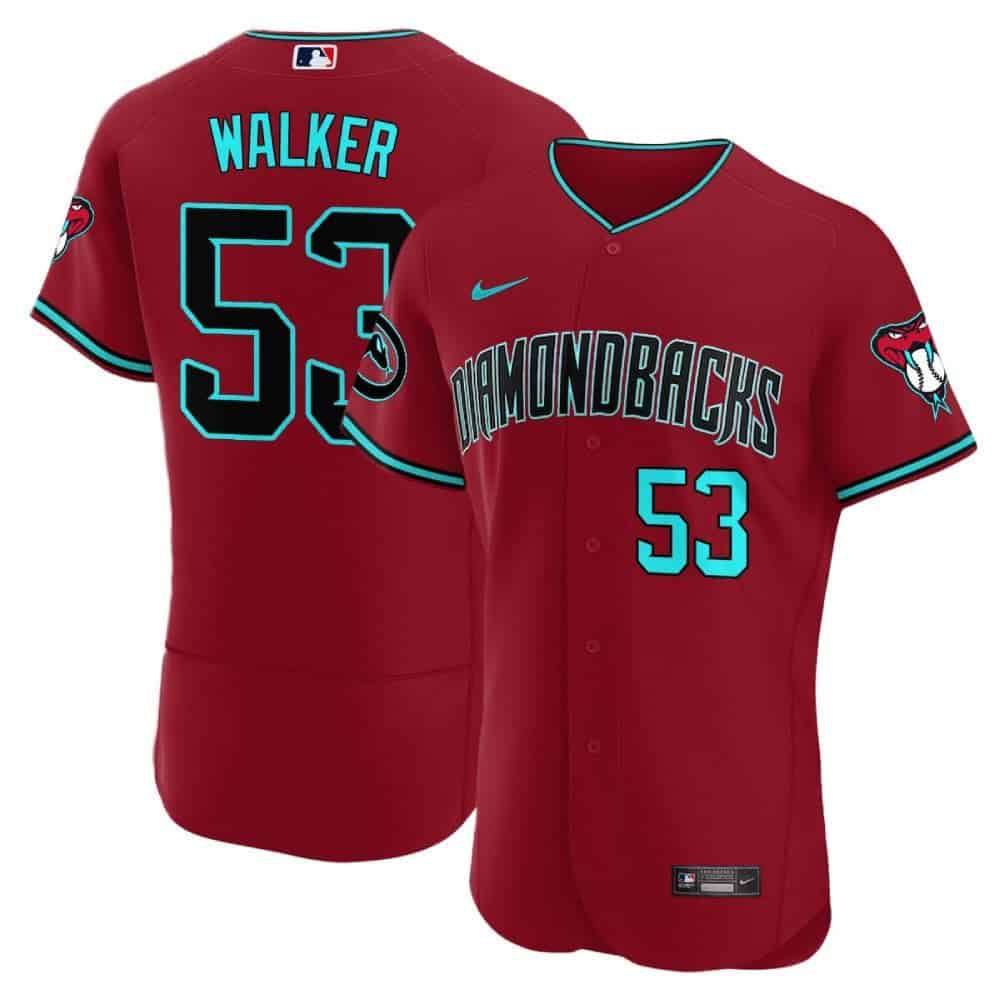 Men Arizona Diamondback #53 Walker Red 2024 Nike Flex Base MLB Jersey->arizona diamondback->MLB Jersey